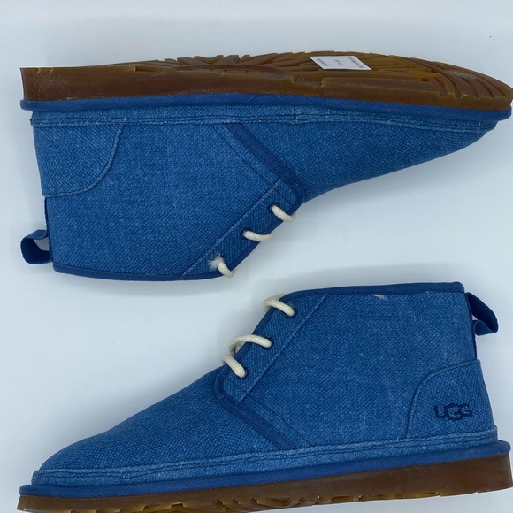 UGG NEUMEL NATURAL INDIGO MEN'S ANKLE CHUKKA LACE UP MEN'S BOOTS US SIZE 11 - Picture 2 of 4